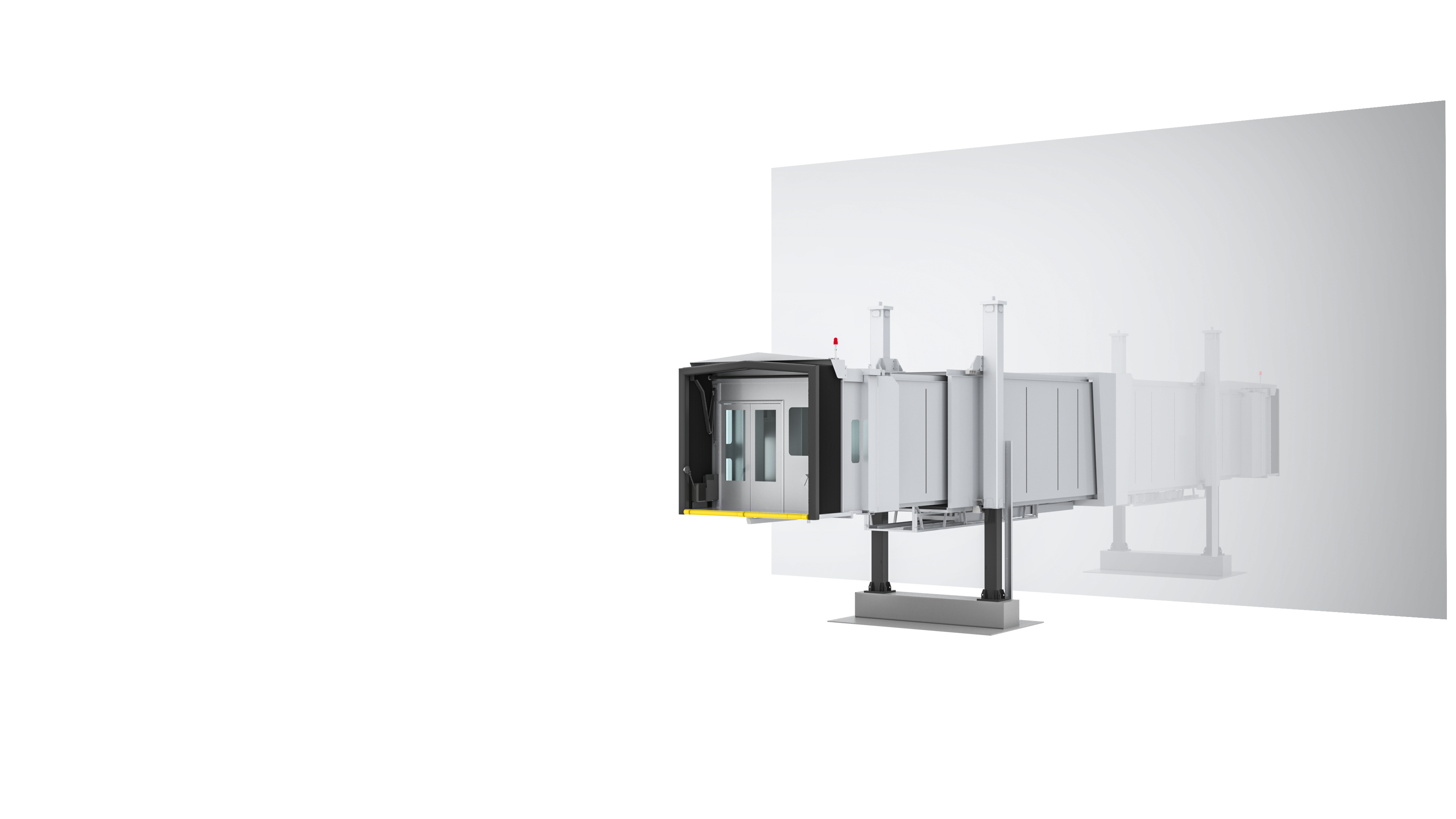 柱座式登機(jī)橋