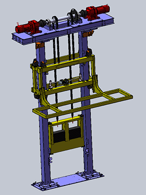 懸臂型提升機(jī)——雙立柱式